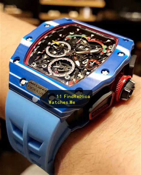 richard mille mclaren blue|Richard Mille McLaren f1.